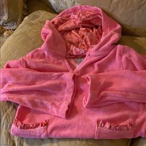 Girls pink Beach coverup